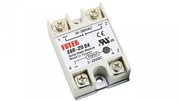 Przekaźnik półprzewodnikowy 25A SSR-25DA
