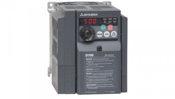 Falownik trójfazowy Mitsubishi 3,7kW 3x380-480V FR-D740-080SC-EC