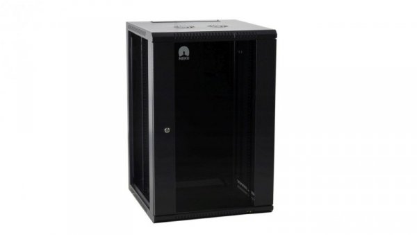 Szafa wisząca RACK 19 cali 18U 600mm czarna NEKU TS BOX