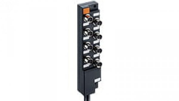 Koncentrator aktuator/sensor z wskaźnikiem funkcyjnym i operacyjnym LED 12-portowy gniazda M8 3-pinowy ASBM 12/LED 3-347/15 M