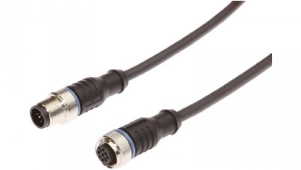 Złącze kablowe M12 żeński 5pin prosty M12 męski 5pin prosty 0,3m PUR VK030F28