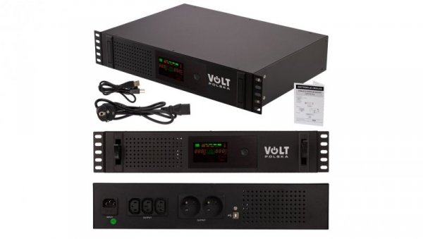 Zasilacz UPS Rack 19 2U 2000VA 1200W 18Ah VOLT