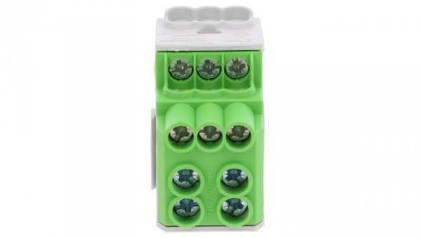 Blok rozdzielczy - dystrybucyjny Al/Cu SDB 100 (80010) SIMBLOCK zielony 81601005