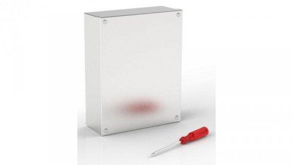 Obudowa do adaptacji, Stal nierdzewna 304 Satynowy 0 Knockouts 280mm x 220 mm x 85mm RS PRO
