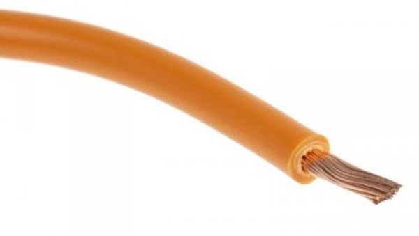 Przewód samochodowy, dł. 30m, 1 mm² CSA, kolor: Pomarańczowy, 600 V, -40 → +100C, RS PRO Odporność na ogień
