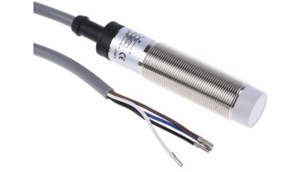 Czujnik pojemnościowy PNP 8 mm cylindryczny M18 x 1 200 mA 10 → 30 V DC IP67
