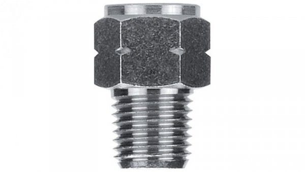 Adapter gwintowany typu przejściówka, 100 barów, złącze A: NPT 1/4 złącze B: G 1/4 Mosiądz 176-1114 /10szt./