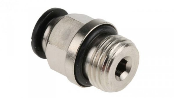 Adapter gwintowany prosty gwint – rura, 20 barów