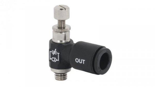Regulator przepływu xPush In 4 mm, RS PRO