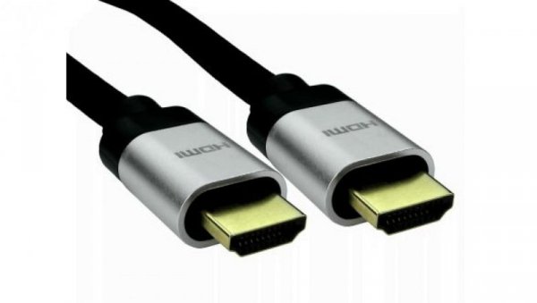 1m 8K HDMI M-M 28awg Silver Aluminium H