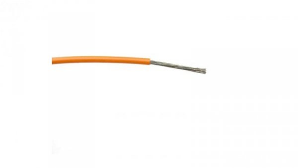 Przewód jednożyłowy linkowy, 1 mm², 32/0,2 mm, 24 AWG, PVC, 1,5 kV AC, Pomarańczowy, dł. 100m, RS PRO