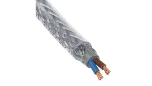Kabel sterowniczy SY 2 rdzeniowy , Ekranowany, izolacja Polichlorek winylu PVC, D 9.9mm , 50m