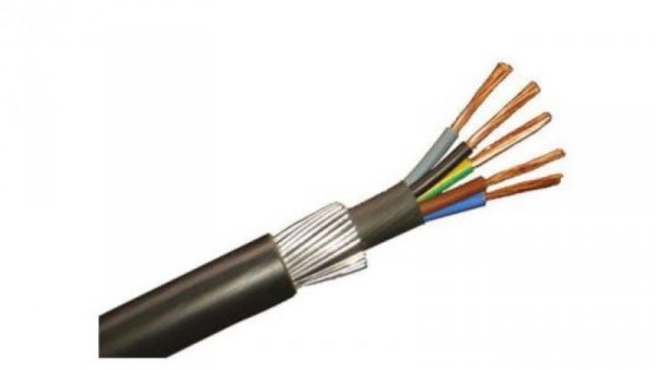 Wielożyłowy kabel przemysłowy Ekranowany 5 4 mm² 600/1000 V Polichlorek winylu PVC 16.8mm 50m RS PRO