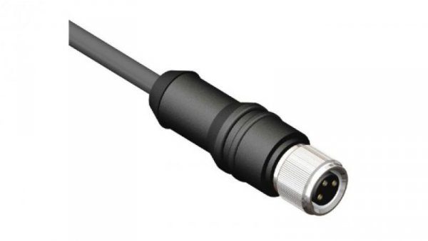 Złącze i kabel ze złączem Proste M8 x Wolna końcówka, 4 A, 60 V, dł. 10m, IP67, RS PRO