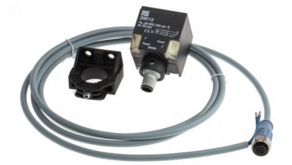 Czujnik indukcyjny PNP 25 mm w obudowie prostokątnej 200 mA 10 → 30 V dc IP68 250Hz