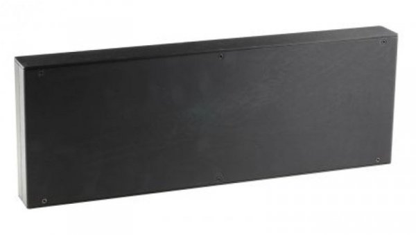 Obudowa urządzeń elektronicznych, aluminiowa, Czarny, 442 x 153 x 45mm, RS PRO