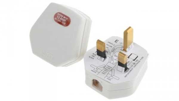 Złącze sieciowe brytyjska, 13A, 250 V AC, 2P+E Typ G, brytyjskie BS1363, RS PRO