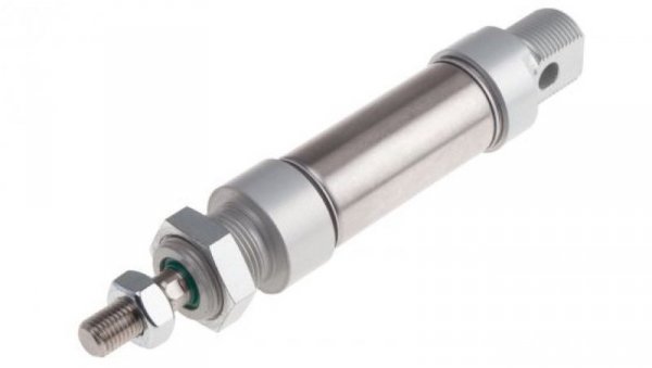 Siłownik dwustronnego działania ISO 6432 Ø 25mm, skok 25mm RS PRO