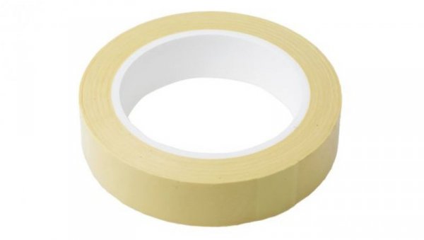 Taśma izolacyjna, kolor Żółty 4500V, 25mm x 66m, grubość 0.06mm AT4004, RS PRO