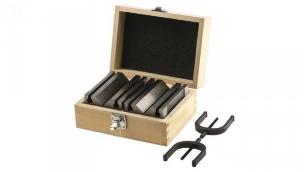 Chrome steel V block i clamp,2 1/8in