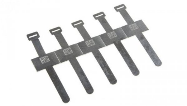 Spinka do kabli Zacisk z blokadą, 19.3mm, materiał: Aluminium, Samoprzylepny, 89 x 25.4 x 8mm, RS PRO