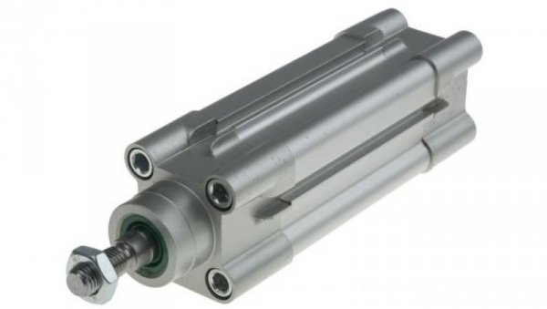 Siłownik profilowy, dwustronnego działania, CDEM Ø 32mm, skok 50mm, z amortyzacją elastyczną, RS PRO