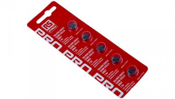Bateria pastylkowa, SR57, 1.55V, 55mAh, RS PRO