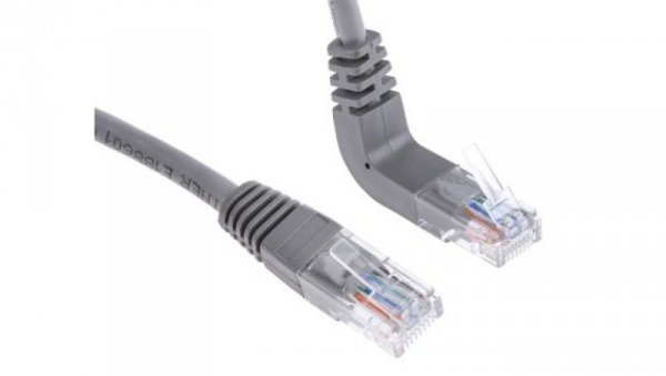 Kabel kat. 5e U/UTP Szary 2m
