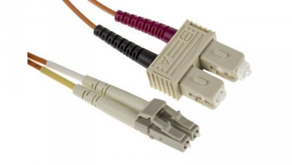 Kabel światłowodowy, średnica: 50/125μm, OM2 Wielomodowy, Pomarańczowy, LC/SC