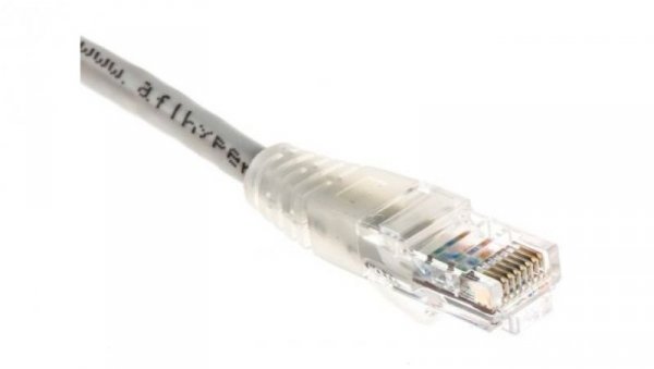 Kabel kat. 5e U/UTP Szary 2m