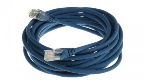 Kabel kat. 5e U/UTP Niebieski 5m