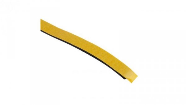 Taśma piankowa, 10m x 12mm x 3mm, kolor: Czarny, RS PRO