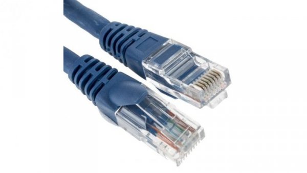 Kabel kat. 5e U/UTP Niebieski 3m
