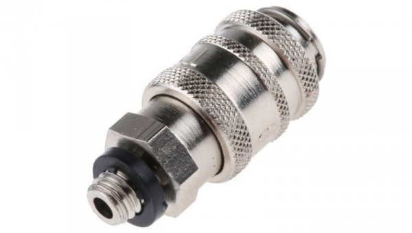Szybkozłączka pneumatyczna, materiał Mosiądz, złącze Metryczne M5 męskie, RS PRO Rectus 20, Rectus 91, Walther 06-003