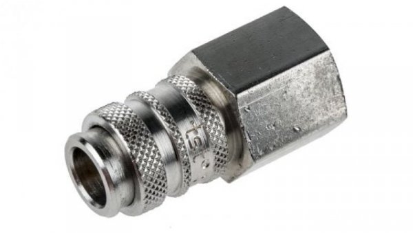 Szybkozłączka pneumatyczna, materiał Mosiądz, złącze G 3/8 żeńskie, RS PRO Camozzi, Legris, Rectus 21, Rectus 90