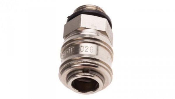 Szybkozłączka pneumatyczna, materiał Mosiądz, złącze G 3/8 męskie, RS PRO CEJN 320, JWL 520, JWL 530, Parker PE, Rectus