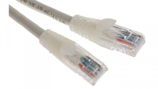 Kabel kat. 5e Nieosłonięty Biały 1m