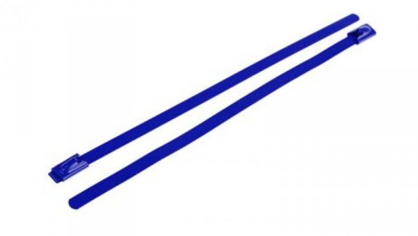 Opaska kablowa 150mm 4.6 mm Stal nierdzewna z powłoką poliestrową 100 sztuk RS PRO
