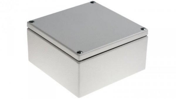 Puszka elektroinstalacyjna, 150 x 80 x 150mm, IP66, kolor Szary, materiał Stal miękka, RS PRO
