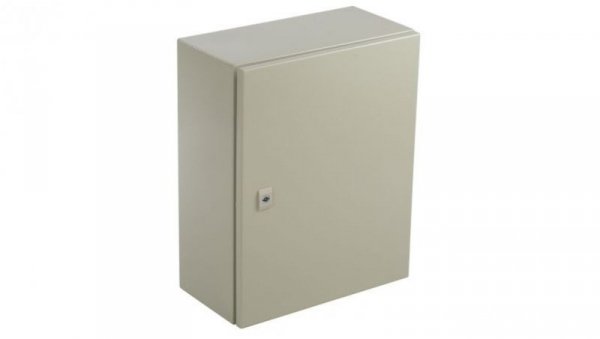Szafka ścienna rozdzielcza RAL 7032, materiał: Stal, IP66, 500 x 400 x 210mm, RS PRO RAL 7032