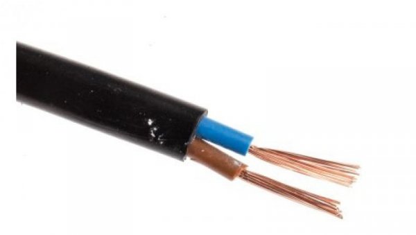 Sieciowy kabel zasilający 2 Core Polichlorek winylu PVC Sheath Czarny 5.76mm od , 300 V