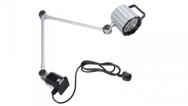 Lampa przemysłowa 12 W, zasięg 400mm Ramię przegubowe Typ G, brytyjskie BS1363, RS PRO