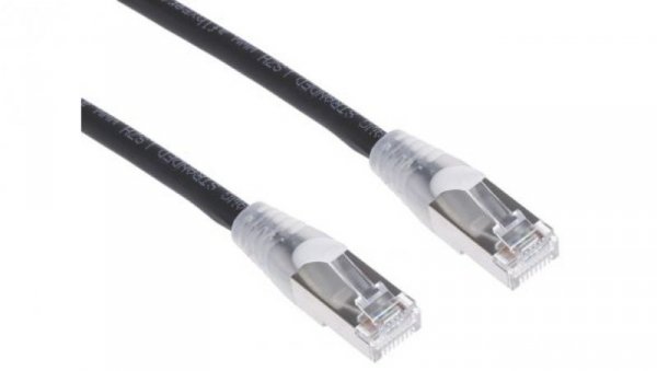 Zespół kablowy kategorii 6a Czarny S/FTP RS PRO