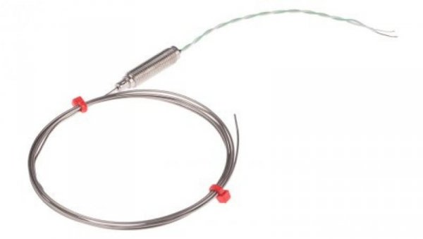 Termopara typ K do +750C 1.5m kabel 100mm, Inconel 600, stal nierdzewna IEC
