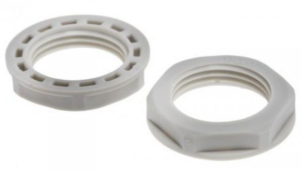 Nakrętka do dławnic kablowych, PG11, IP68, kolor: Szary, materiał: Nylon 66, RS PRO