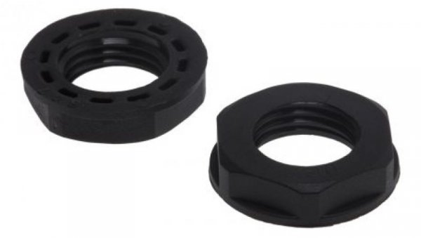 Nakrętka do dławnic kablowych, PG7, IP68, kolor: Czarny, materiał: Nylon 66, RS PRO