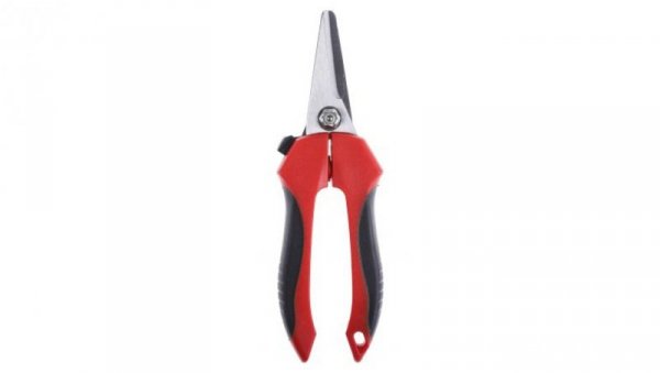 Nożyce do blachy, dł.: 145 mm, Prosty, materiał cięcia: Tektura, sznur, kołek prowadzący, linka, drut, patyczki