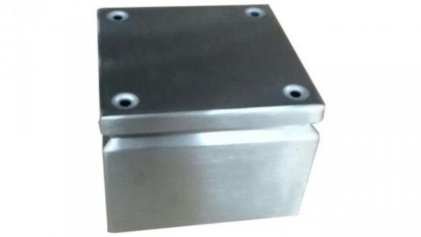 Puszka elektroinstalacyjna, 300 x 300 x 120mm, IP66, kolor Niemalowany, materiał Stal nierdzewna, 0-wejściowa, RS PRO