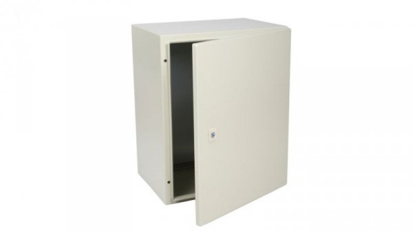 Szafka ścienna rozdzielcza RAL 7032, materiał: Stal, IP66, 400 x 500 x 300mm, RS PRO