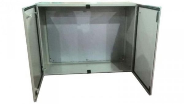 Szafka ścienna rozdzielcza RAL 7032, materiał: Stal, IP66, 1000 x 1000 x 300mm, RS PRO